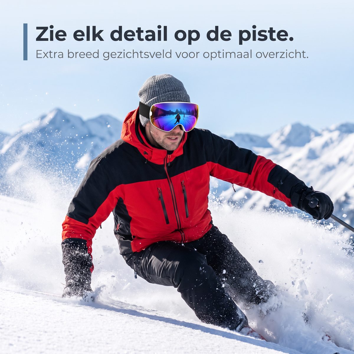 AlpineSight Pro - Skibril (ook geschikt voor brillendragers)
