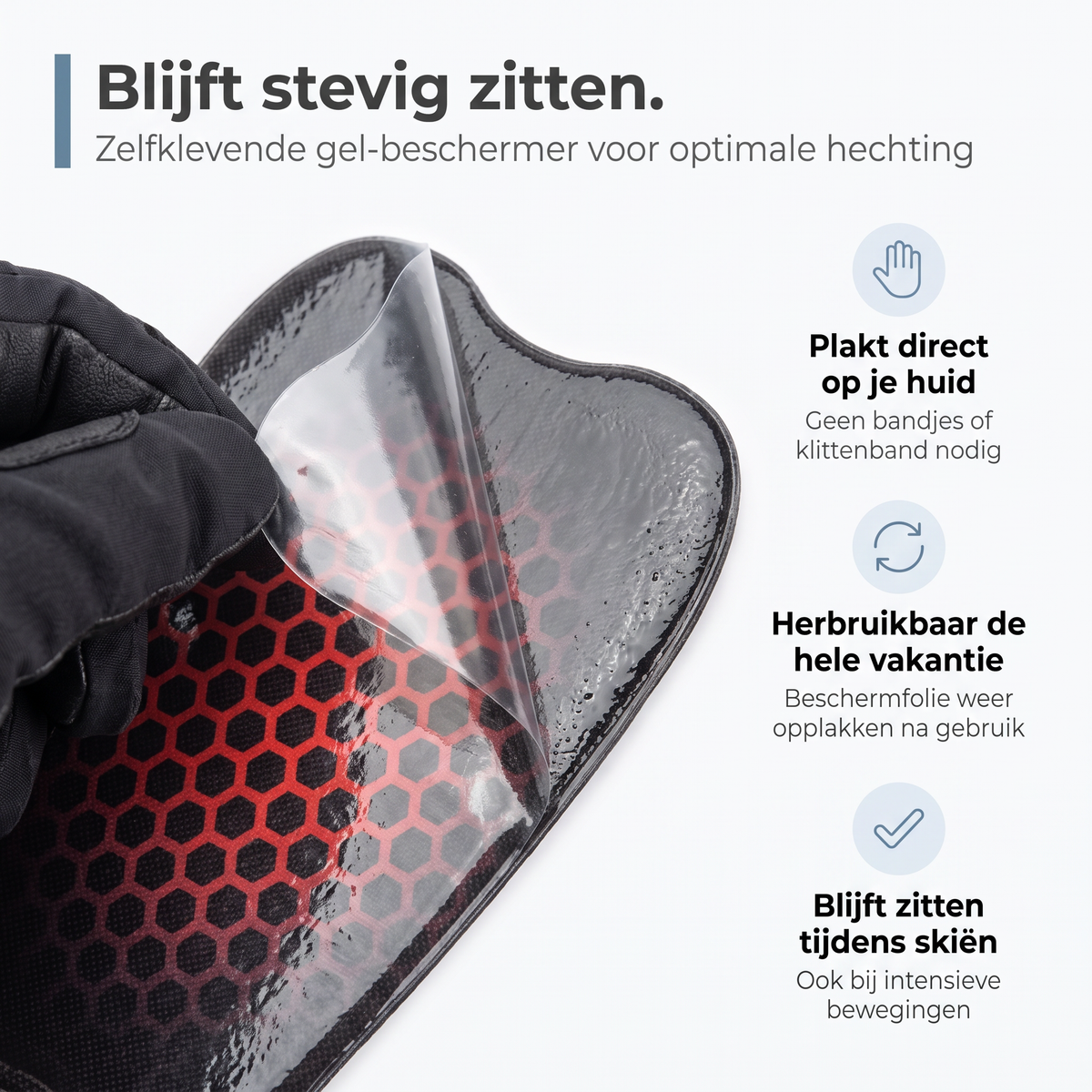 AlpineShin™ Gelpad - Voorkomt Pijnlijke Schenen op Wintersport