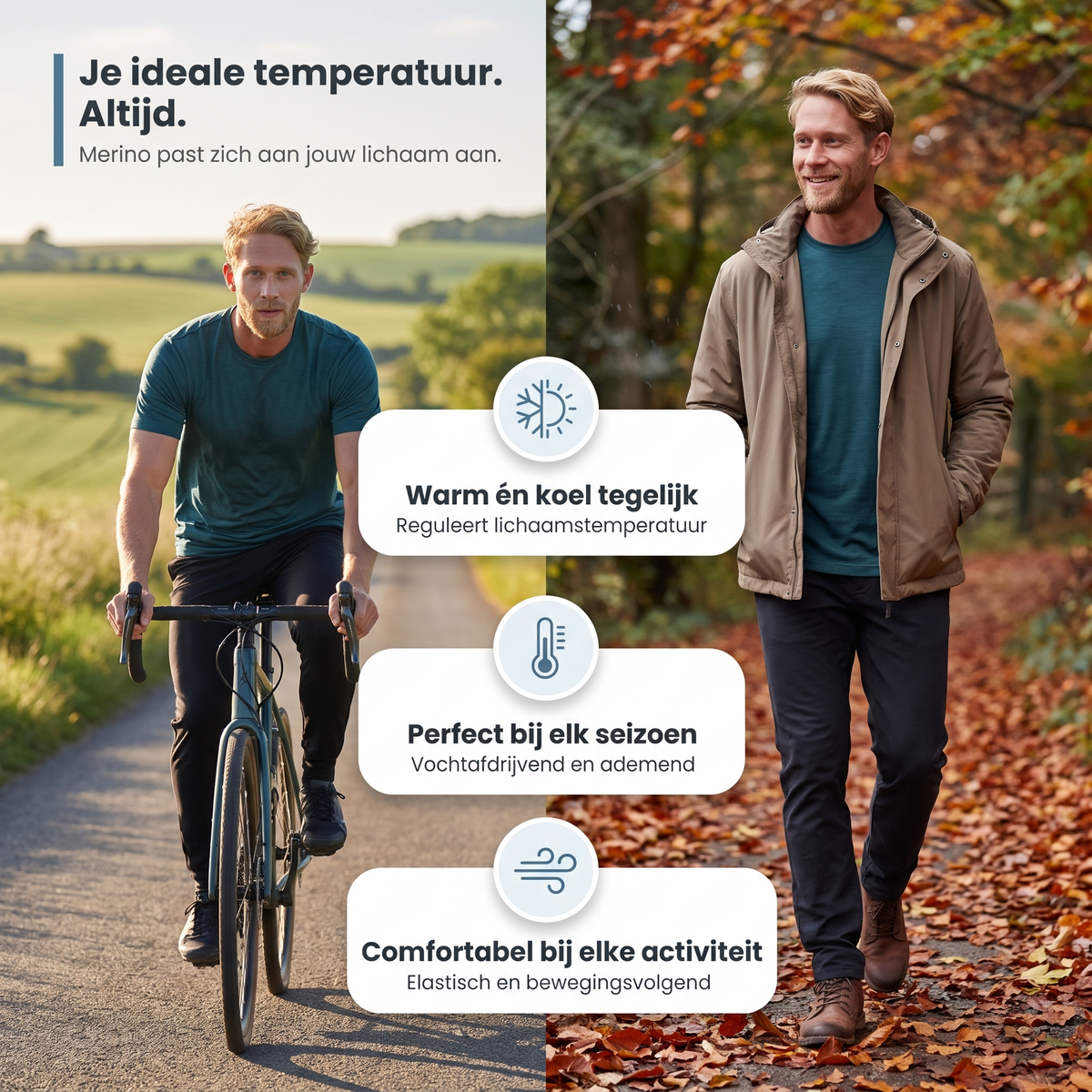 MeridianWear Merino Shirt – Blijf Langer Fris