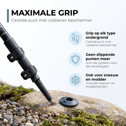 AlpineGo™ – Lichtgewicht wandelstokken voor meer grip en stabiliteit
