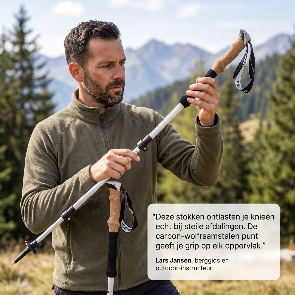 AlpineGo™ – Lichtgewicht wandelstokken voor meer grip en stabiliteit