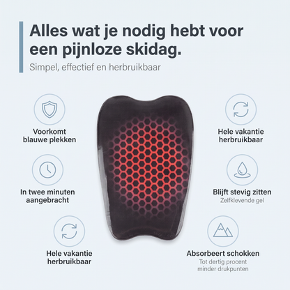AlpineShin™ Gelpad - Voorkomt Pijnlijke Schenen op Wintersport