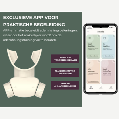 AiroFlow™ MAX - Versterk Je Longspierkracht, Verhoog Je Prestaties (incl. app)