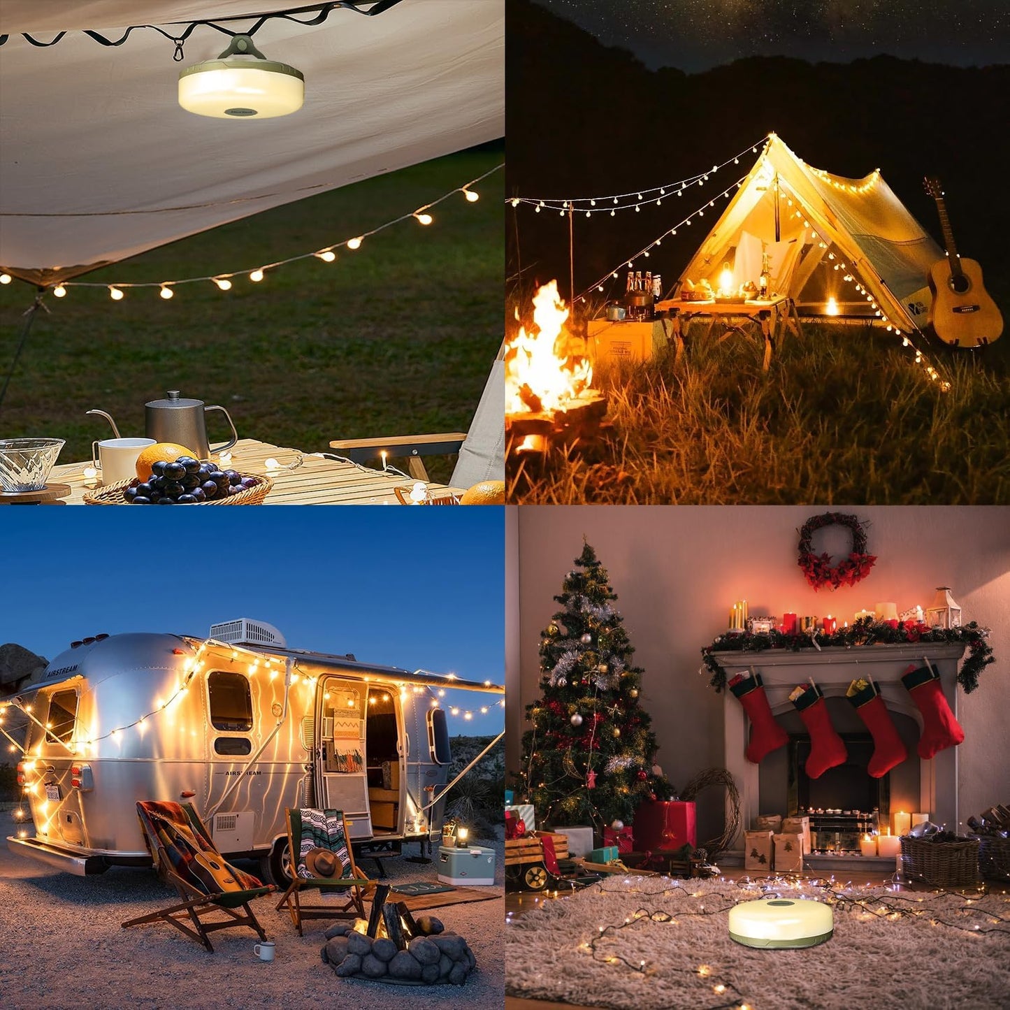 Garden & Camp Glow™ Pro - Van donker kamp naar gezellige outdoorplek in seconden