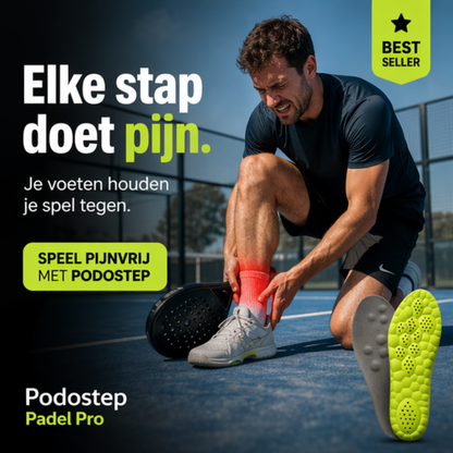 Podostep™ Padel Pro - Langer En Pijnvrij Op De Baan