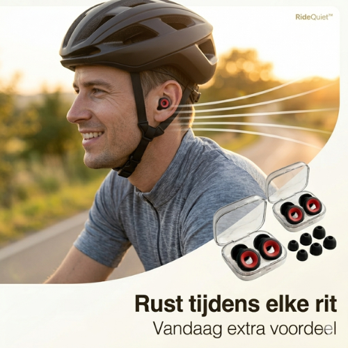 RideQuiet™ Earplugs Bike - Geniet van snelheid zonder vermoeiende windruis