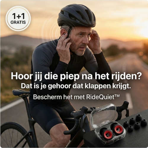 RideQuiet™ Earplugs Bike - Geniet van snelheid zonder vermoeiende windruis