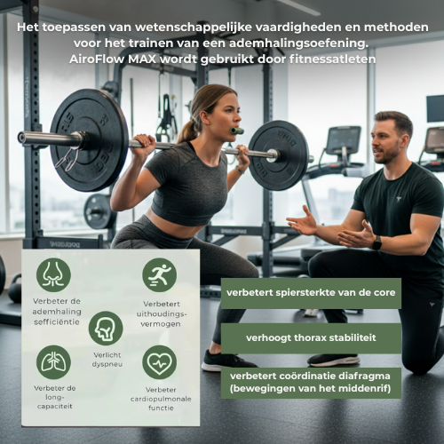 AiroFlow™ MAX - Versterk Je Longspierkracht, Verhoog Je Prestaties (incl. app)