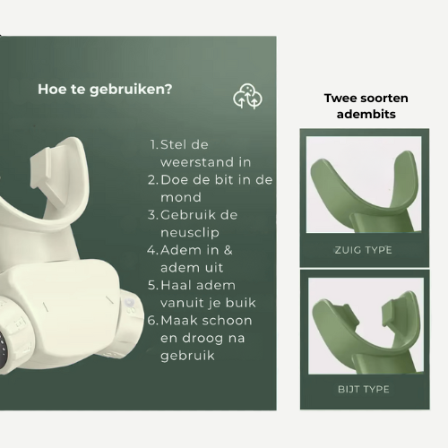 AiroFlow™ MAX - Versterk Je Longspierkracht, Verhoog Je Prestaties (incl. app)