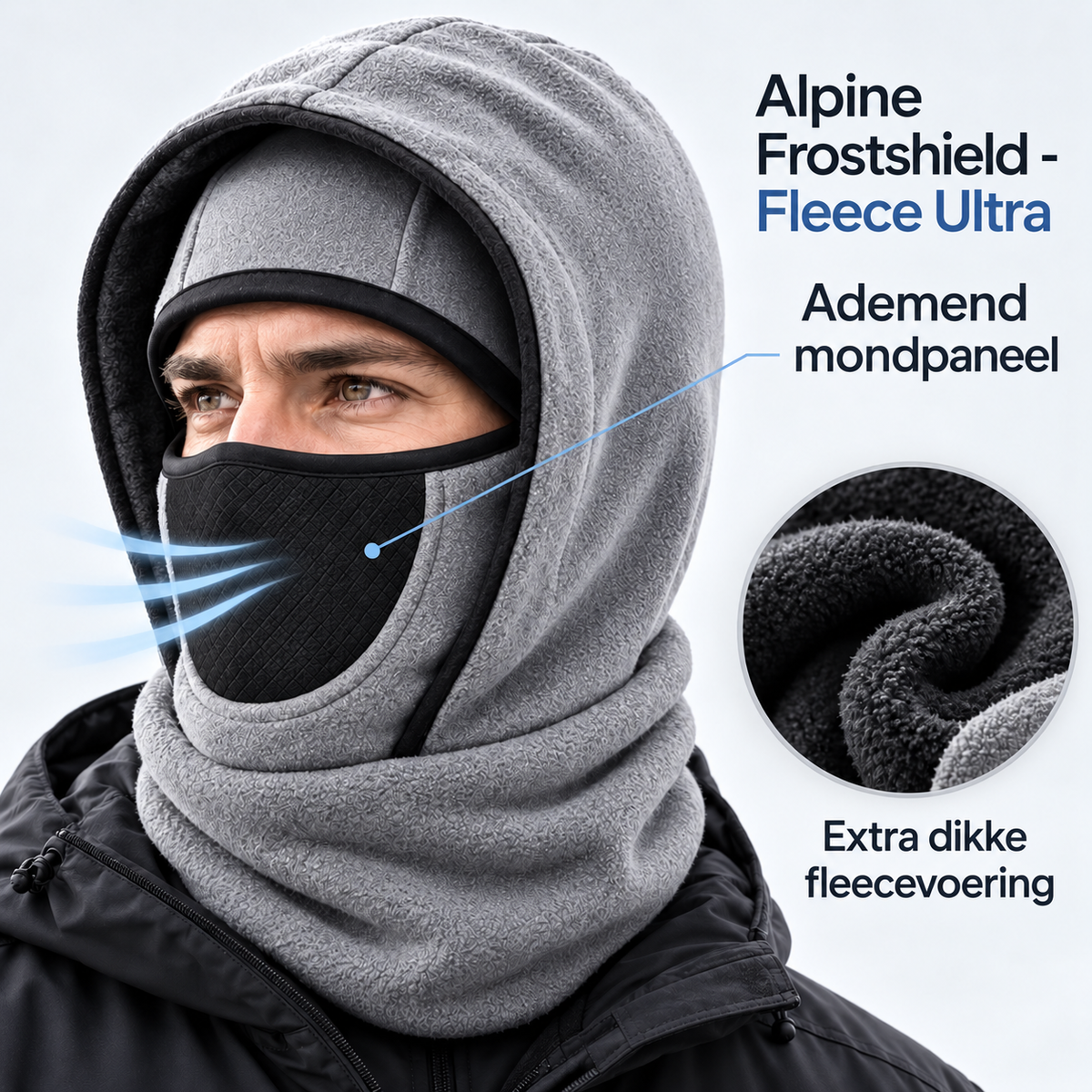 Alpine FrostShield – Warme Baclava voor Heldere Zicht