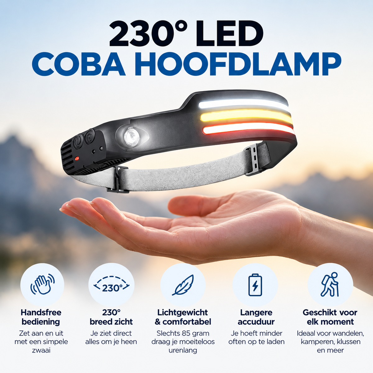 COBA Multi Vision Pro - 230° Hoofdlamp