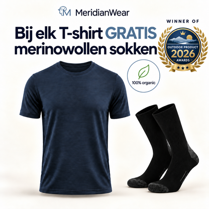 MeridianWear Merino Shirt – Blijf Langer Fris