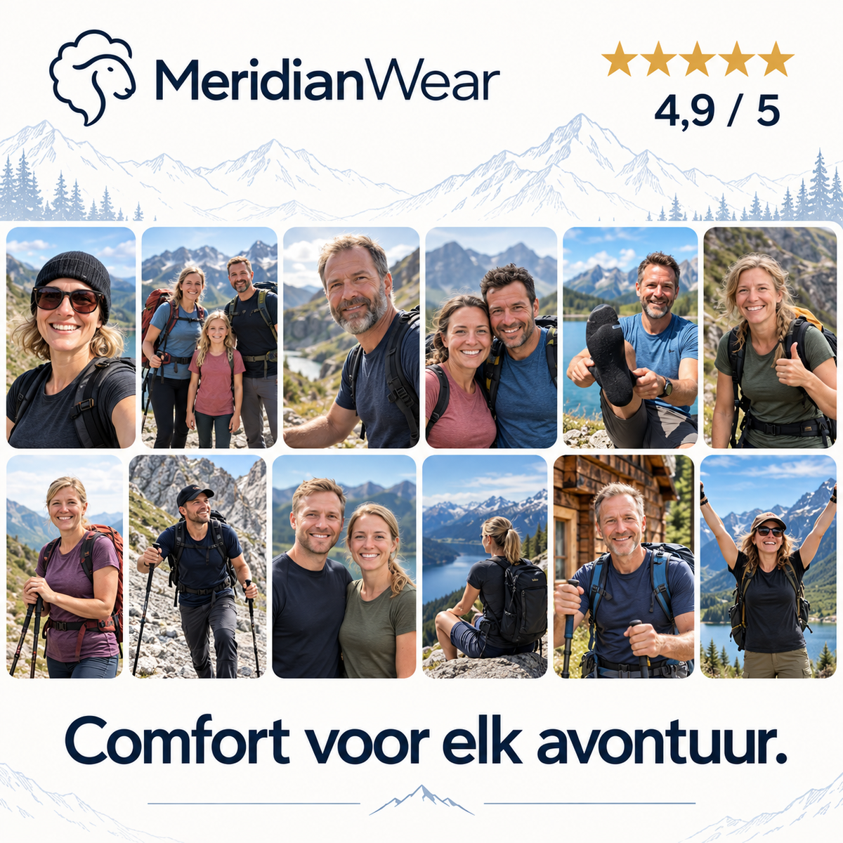 MeridianWear Merino Shirt – Blijf Langer Fris