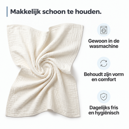 Nuvella™ SoftCloud - 6-Laags Deken van 100% Mousseline Katoen