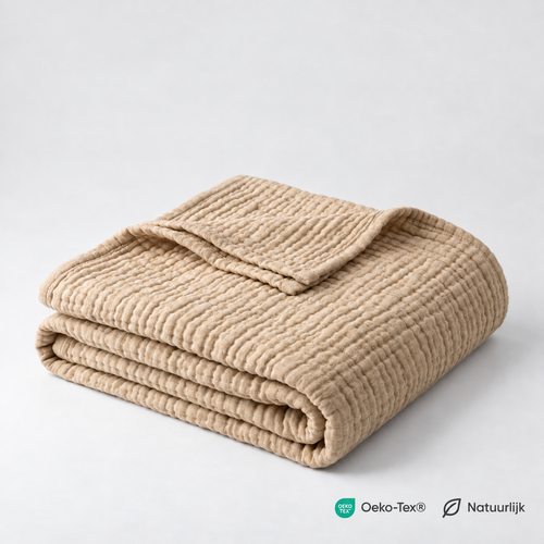 Nuvella™ SoftCloud - 6-Laags Deken van 100% Mousseline Katoen