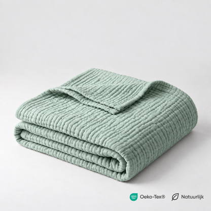 Nuvella™ SoftCloud - 6-Laags Deken van 100% Mousseline Katoen