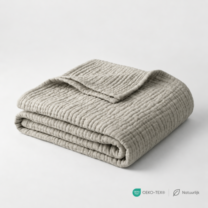 Nuvella™ SoftCloud - 6-Laags Deken van 100% Mousseline Katoen