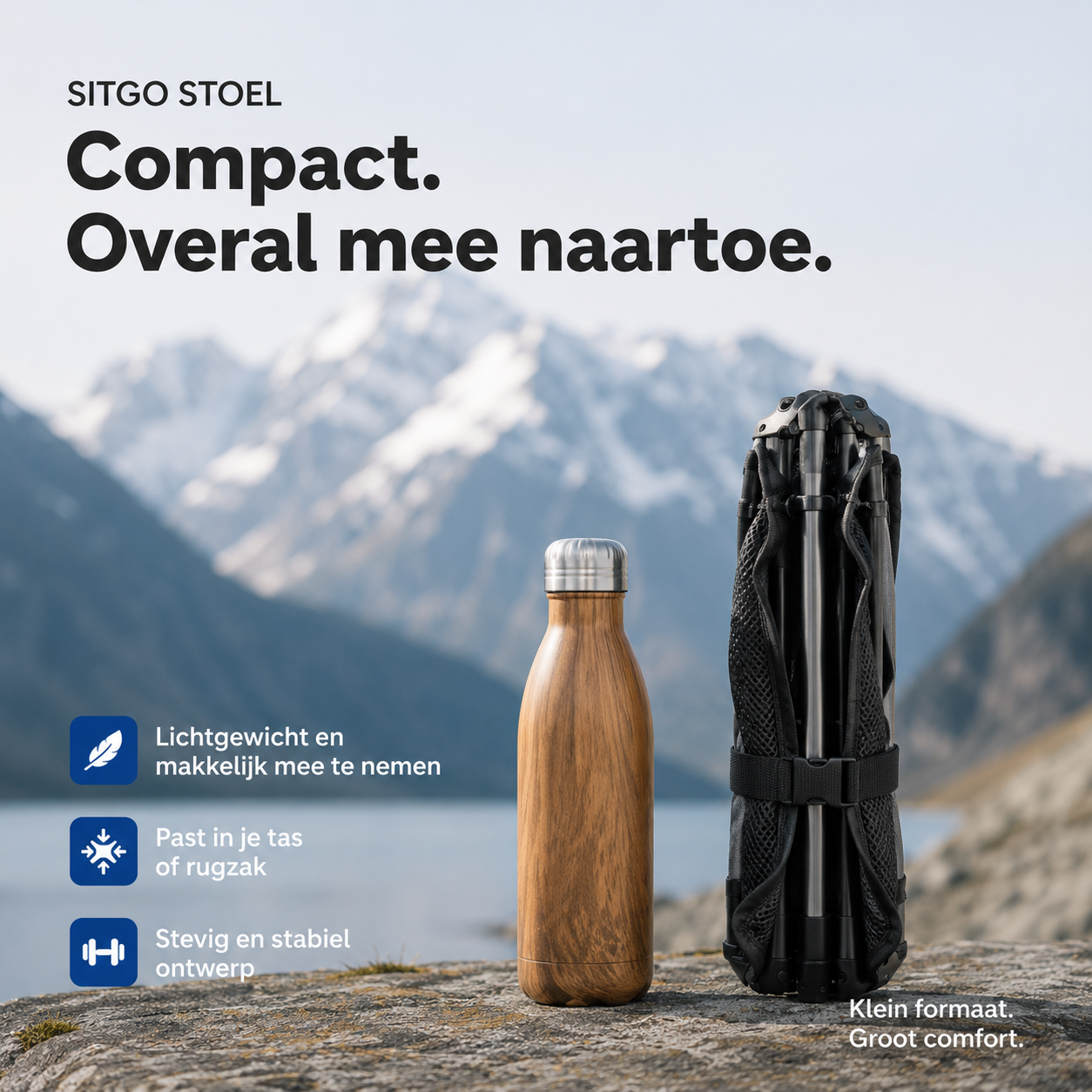 SitGo™ - Overal een comfortabele zitplek