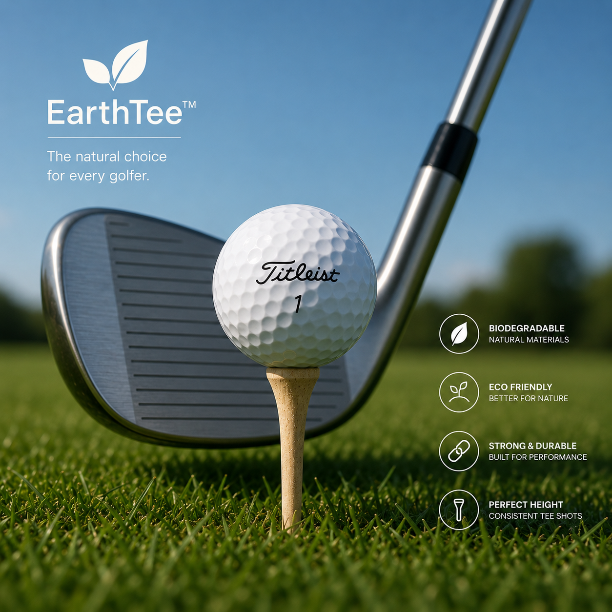 EarthTee™ - De natuurlijke keuze voor elke golfer