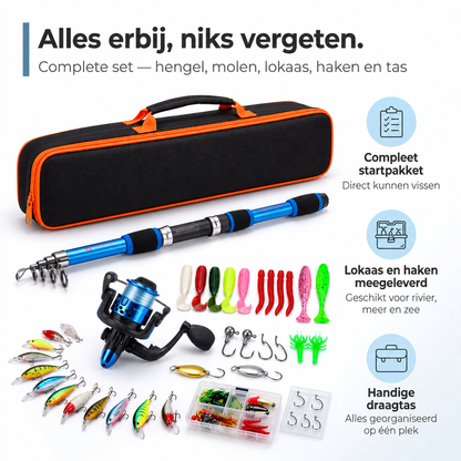 GoFish Kids - Complete hengelset voor elke trip