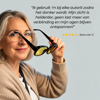 OptiNight® Reisbril – Helder Zicht & Veilig Rijden in het Donker