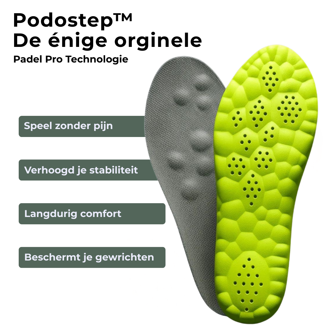 Podostep™ Padel Pro - Langer En Pijnvrij Op De Baan
