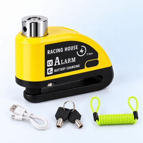 SecurRide - Schijfremslot met 110 dB Alarm