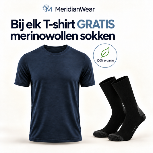 MeridianWear Merino Shirt – Blijf Langer Fris