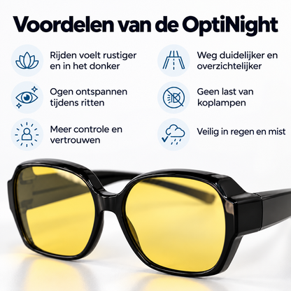 OptiNight® Reisbril – Helder Zicht & Veilig Rijden in het Donker