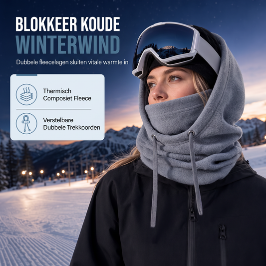 Alpine FrostShield – Warme Bivakmuts voor Heldere Bril
