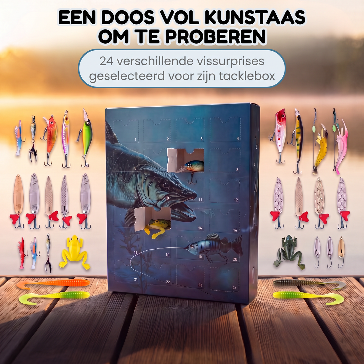 Fishing Advent Calendar - 24 dagen een nieuw visgeheim ontdekken