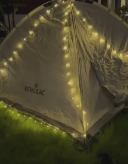 Garden & Camp Glow™ Pro - Van donker kamp naar gezellige outdoorplek in seconden