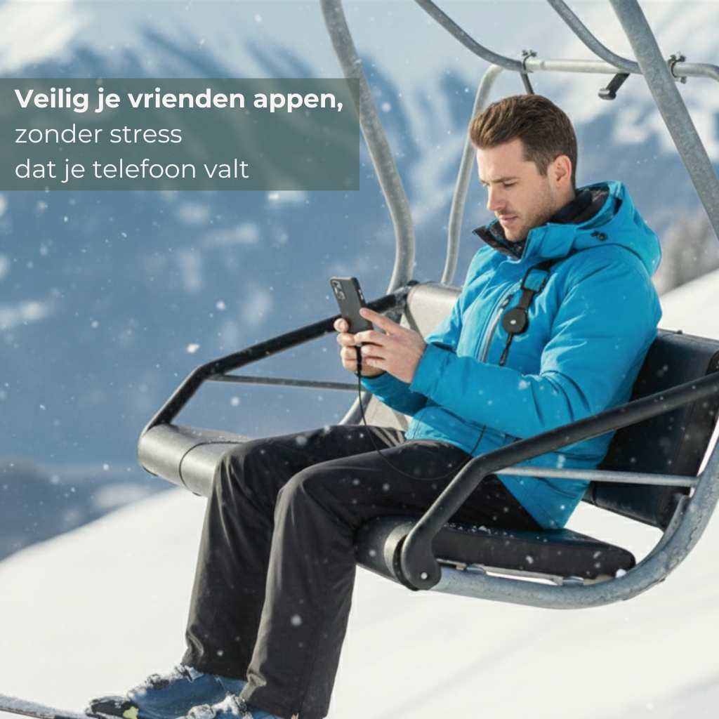 AlpineLock™ - Wintersport Valkoord voor Telefoon